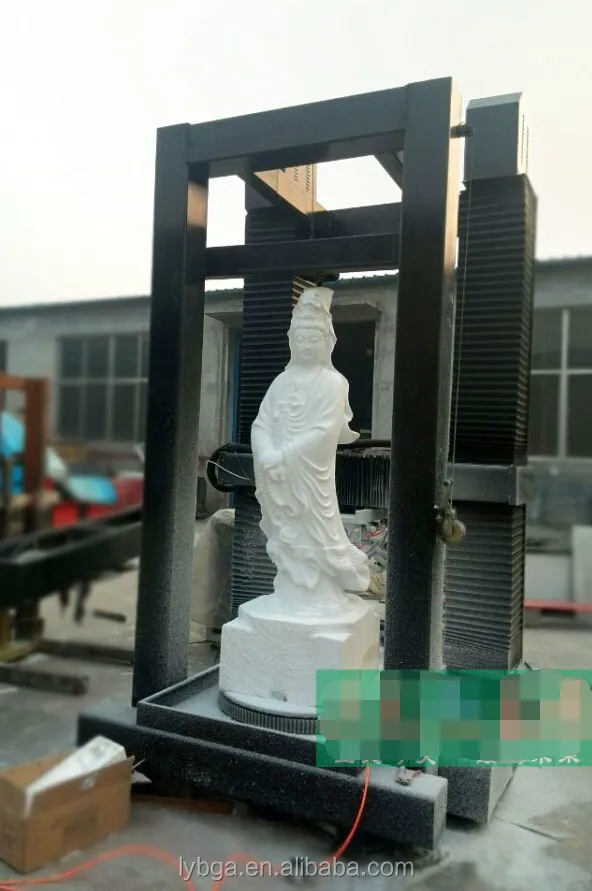 4 Axis Large CNC Milling Machine for Stone Hard Metal Wood Big CNC Router Engraver for Engraving