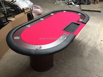 84インチ木製ポーカーテーブル（プラスチック製ディーラートレイ付き