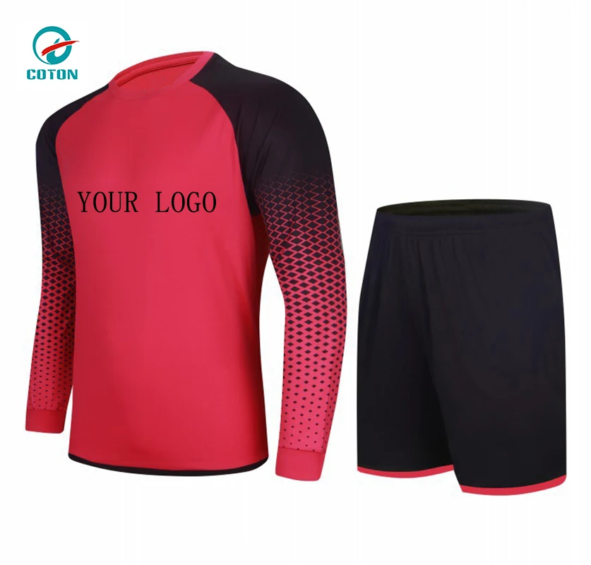 long sleeve soccer training jersey