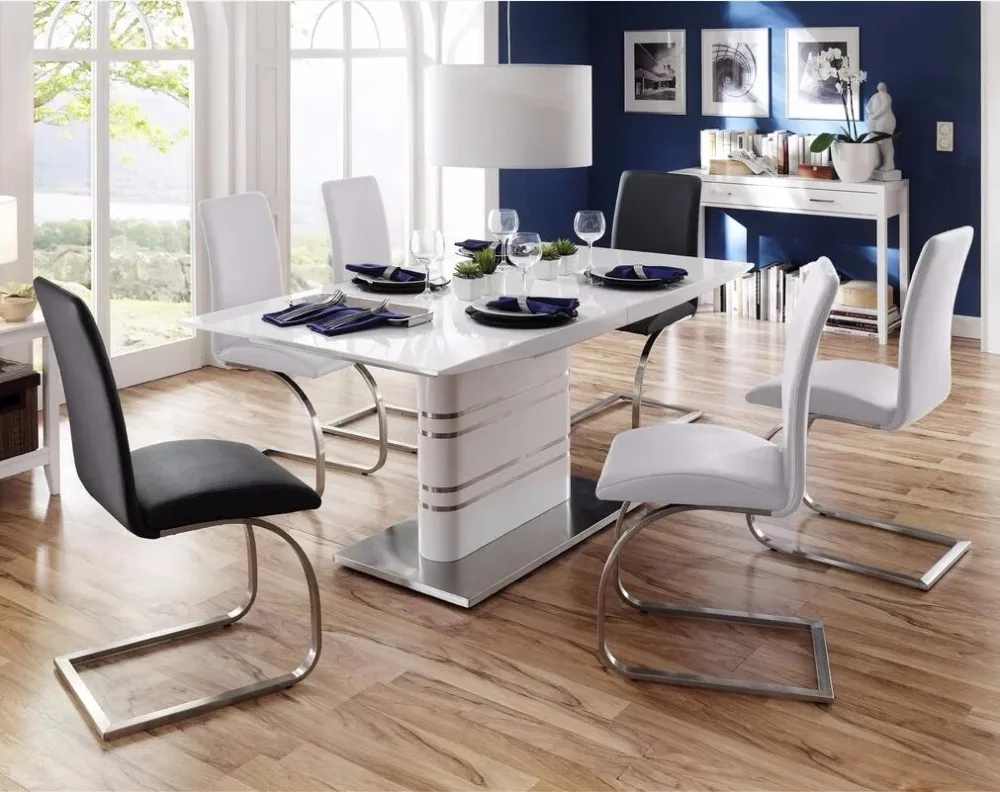 Modern Kitchen And Dining Room Extendable Table For Small Spaces Buy Modern Kitchen Extendable Dining Table