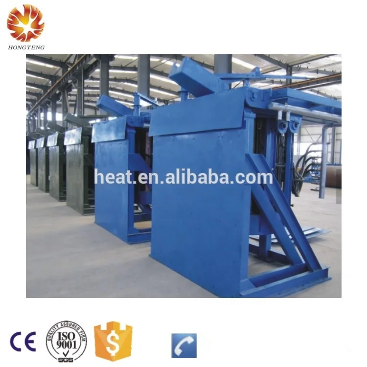 Water Cooled Quick Start Continuous Melting KGPS MF Induction Furnace 15 Ton