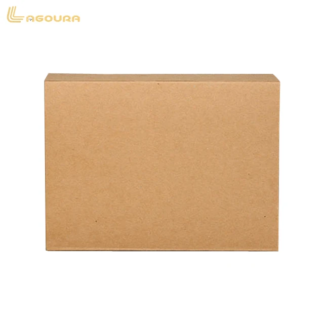 Solid Color Paper Box clear Window Kraft Packaging Box Custom Design Gift Box