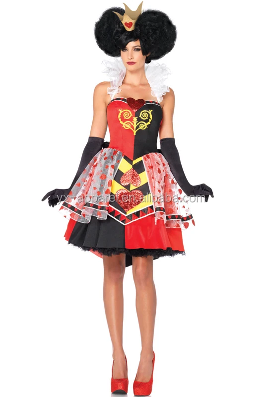 Queen Of Hearts Ladies Fancy Dress Costume Alice In Wonderland Costume Buy Alice In Wonderland Costume Queen Of Hearts Costume Fancy Dress Costume Product On Alibaba Com