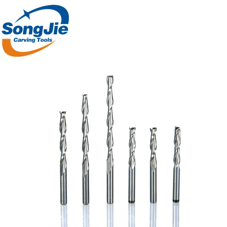 
 Инструменты для фрезерных станков с ЧПУ, спиральные сверла с двойной канавкой  