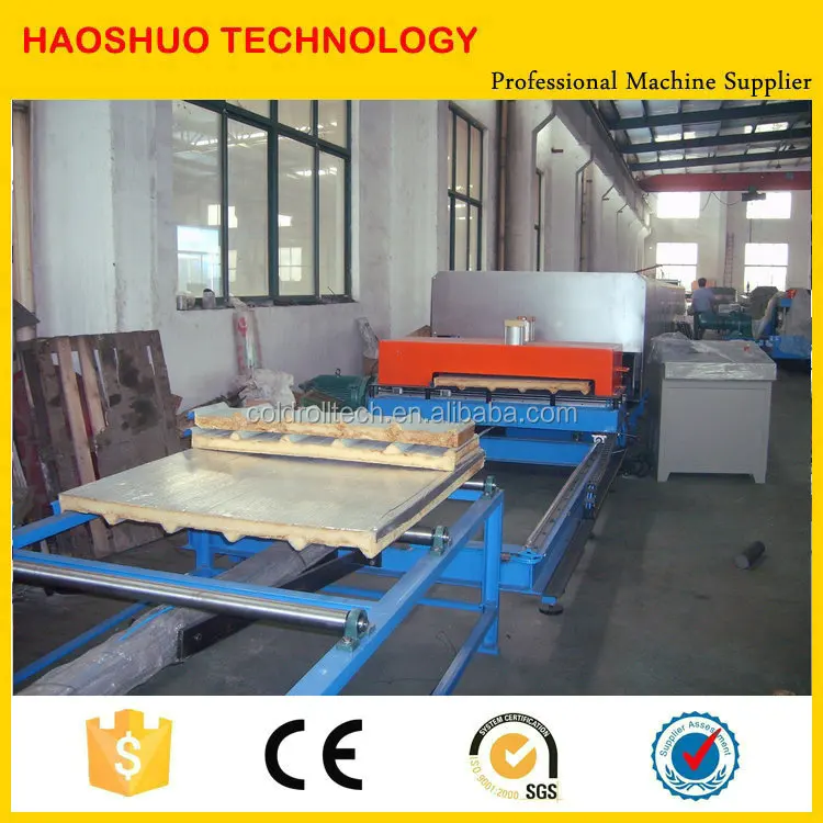 Линия по производству сэндвич-панелей из полиуретана, машина для производства непрерывной сэндвич-панели из полиуретана