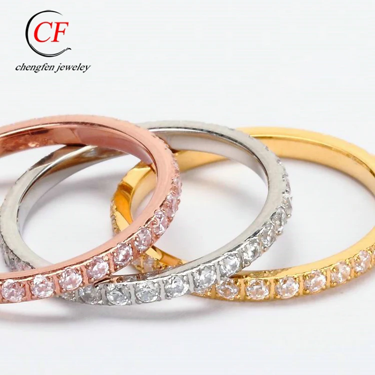 Latest Model Ring 1 Gram White Gold Ring Price in Dubai Diamond Ring for Girls