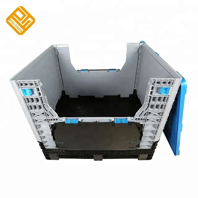Large Bulk Collapsible Pallet Container Folding Plastic Pallet Box