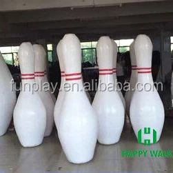 
HI высококачественный надувной набор для боулинга, гигантские надувные шпильки для боулинга 