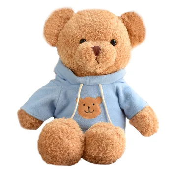Manufacturer popular gifts creative animal OEM soft mouse plush stuffed toy clothing teddy bear with high quality children