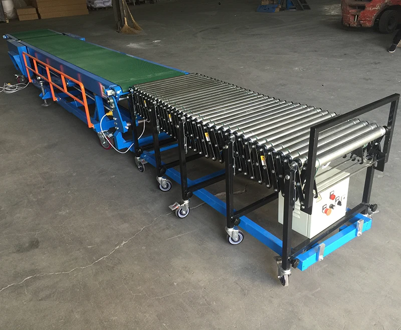 Truck Loading and Unloading Conveyor Belt