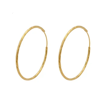Xuping gold 24K jewels captivating style earrings for women