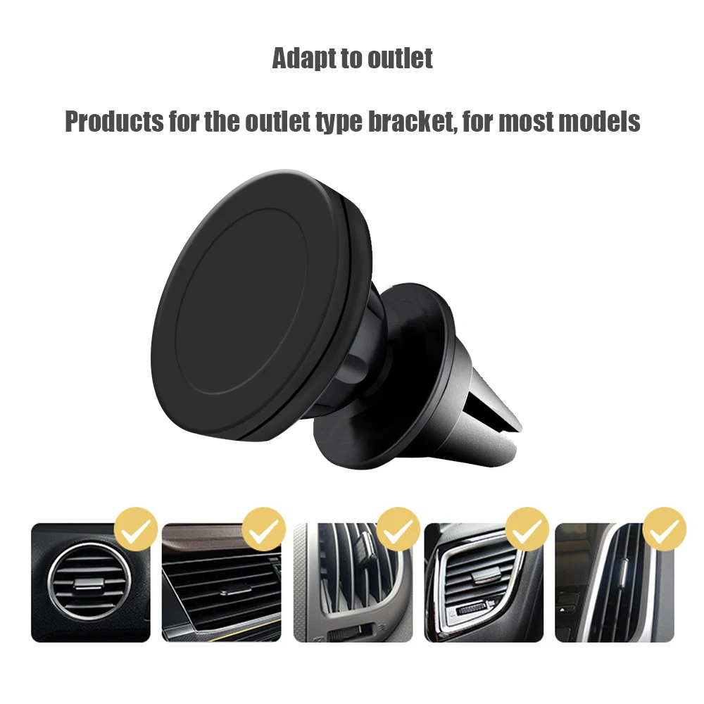 Металлический магнитный автомобильный держатель для мобильного телефона, настенное крепление, поддержка магнитного планшета, Авто приборной панели, GPS-подставка для iPhone, Xiaomi, Huawei