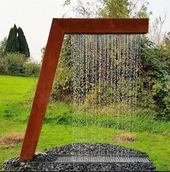 Chinese Garden Decor Large Outdoor Decor Water Fountain Drawing