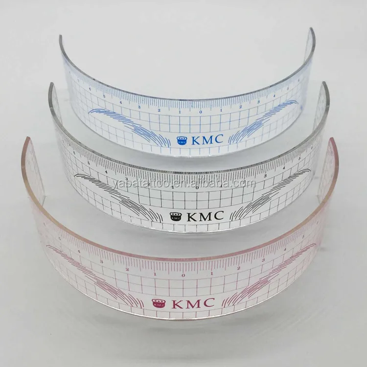 U тип татуировки бровей линейка для начинающих