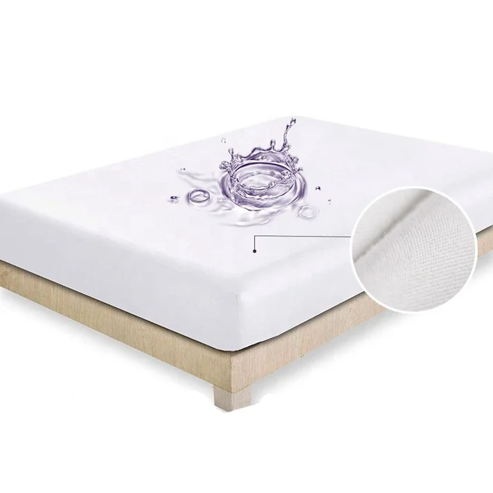 Stock King Size Waterproof Polyester Bed Mattress Protector Cover Buy Mattress Protector Cover Waterproof Polyester Bed Mattress Protector King Size Waterproof Bed Mattress Protector Cover Product On Alibaba Com