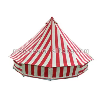 Luxury 4M Striped Bell Tent for Outdoor Camping - Waterproof