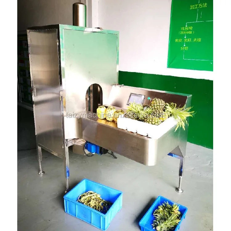 Pineapple Peeling Machine Automatic Pineapple Peeler Commercial Pineapple Corer