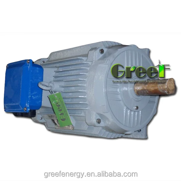 Mini Hydro Electric Permanent Magnet Generator 12kw 300rpm with Low Rpm and 3 Phase Ac Generator