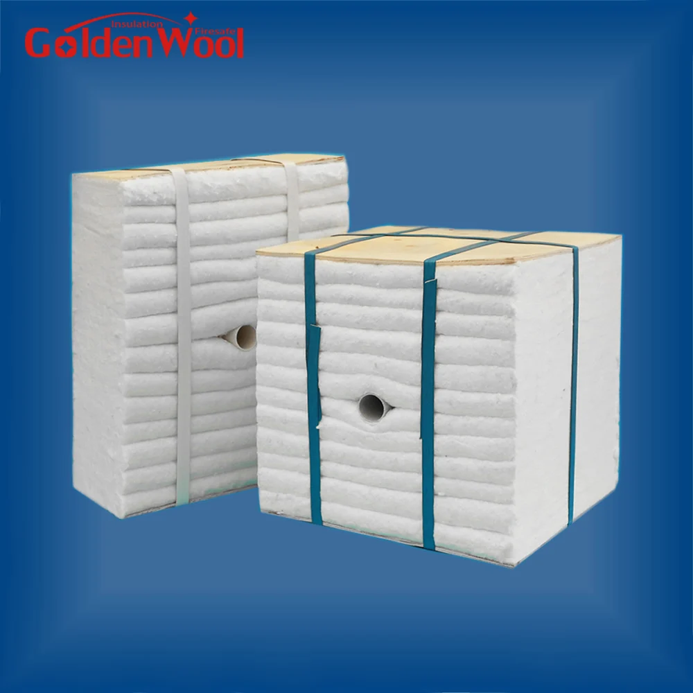 Cheap Wool Felt Block Thermal Insulation Block Ceramic Fiber Module Bulk Price
