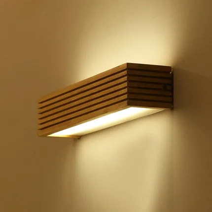 Modern Anese Style Led Lamp Oak Wooden Wall Lights Sconce Modern Anese Style Led Lamp Oak Wooden Wall Lights Sconce For Bedroom Home