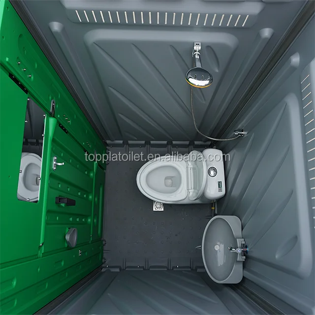 Prefab Mobile Latrine with Shower and Basin