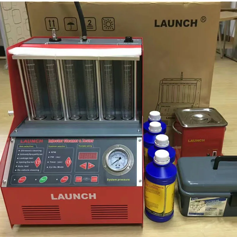 Распродажа, тестер и очиститель топливного инжектора Launch CNC602A с сертификатом CE