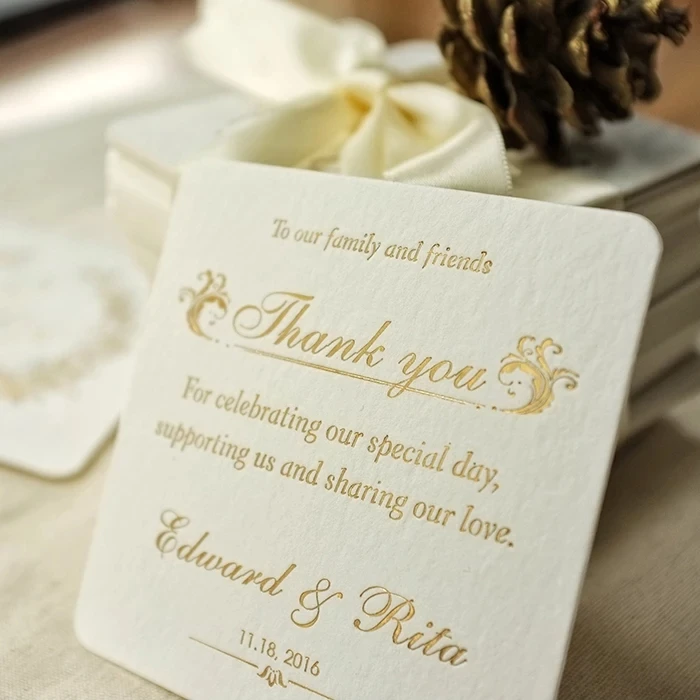 business card size thank you cards
