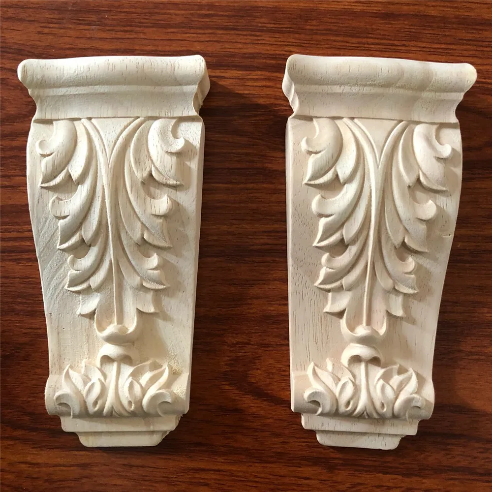 Unfinished Wood Medium Pilaster Corbel