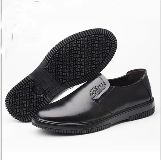leather non skid shoes