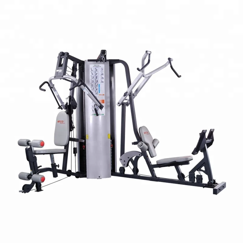 Wnq518bl Functional Trainer Gym Equipment Multi 3 Station Gym