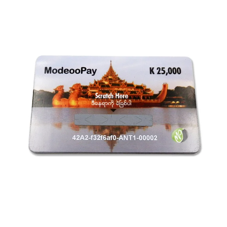 Custom Design Printing PVC Discount Scratch Card Plastic Gift Card With ...