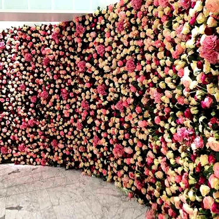 Artificial Flower Wall For Wedding Backdrop Stage Background Decoration -  Buy Flower Wall For Wedding,Backdrop Stage Background Decoration,Artificial  Flower Wall Product on 