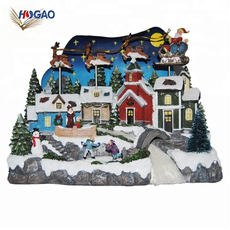 Идея для нового товара товары ручной работы праздничные подарки домашний декор набор рождественской деревни светодиодные лампы