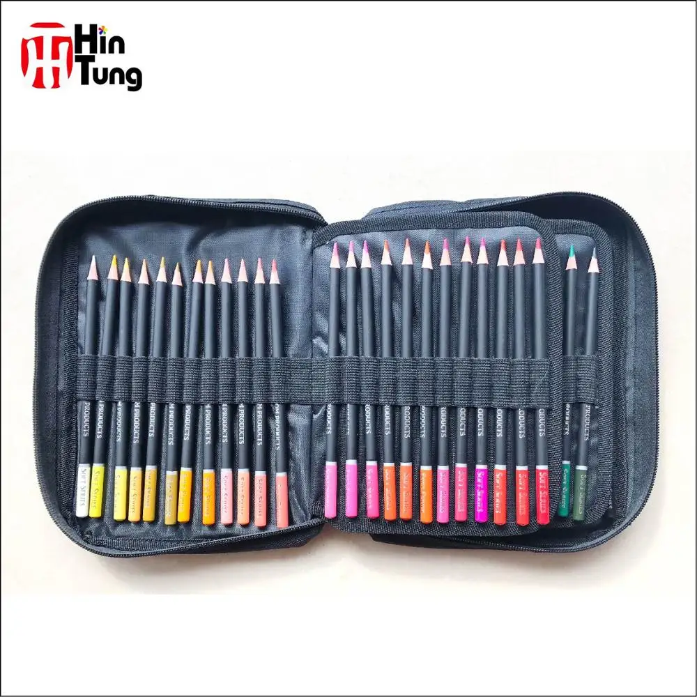Новая коллекция высокое качество 72 цвета карандаш в нейлоновом чехле