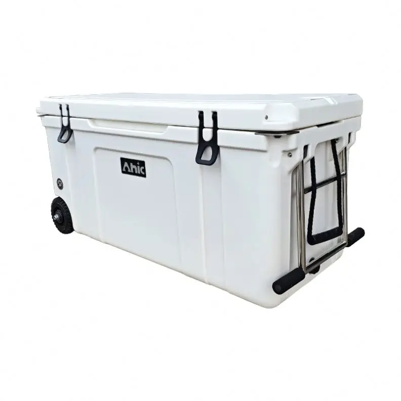 120QT Rotomolded Plastic Ice Box Ice Chest Beer Cooler 120L Cooler Box