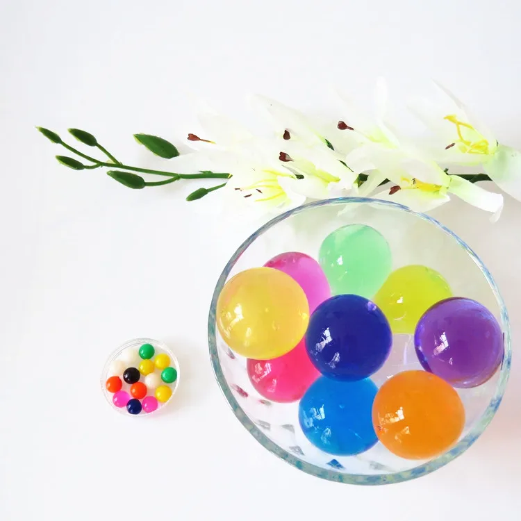 Волшебные водяные гелевые шарики красочные водопоглощающие бусины кристальная почва для беспочвенного