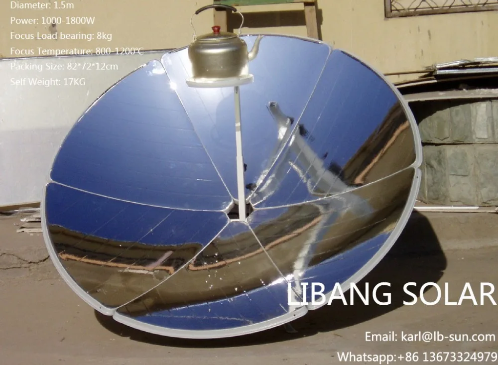 Солнечный отражатель отопительная плита используется для уличной