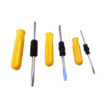 Yellow Handle Slotted Phillips Cross Head Screwdriver 6.7 Inchlength