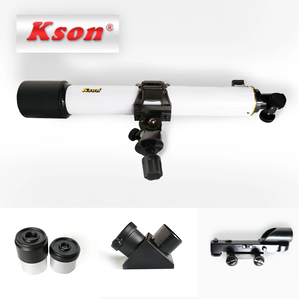 Latest Optical Instruments High Power KTA72080FS 720mm Focal Length 80mm Refractor Astronomical Telescope