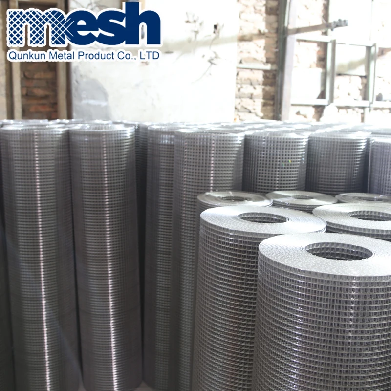 1x1 Galvanized Welded Wire Mesh Square Hole Shape for Bird Cages-Made of Galvanized Iron Wire