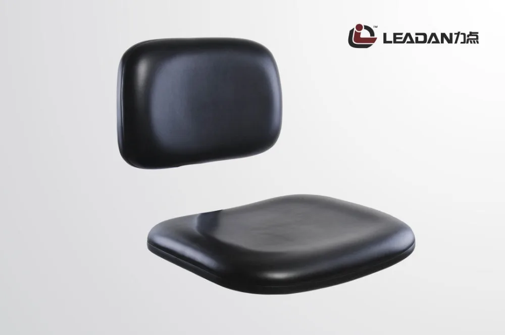 Офисное антистатическое кресло LEADAN из ПУ кожи черного или синего цвета
