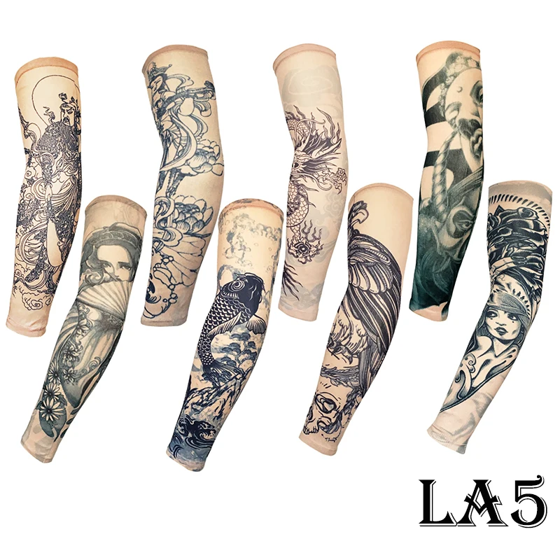 Sun Protection Sleeves For Sports Tattoo Cover UV Protection Arm Sleeves - Cooling Compression Sun Sleeves For Sports, Workouts & Tattoo Cover Sports Sun Sleeves