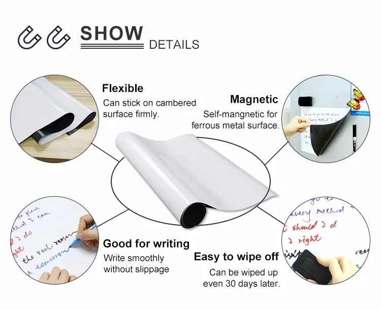 Custom Whiteboard Easily Rolled And Carried For School Popular