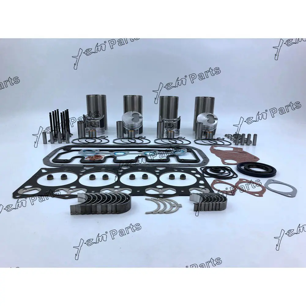 4LE1 Overhaul Kit With Bearings Full Gasket Set Liner Kit for Isuzu Engine 3
