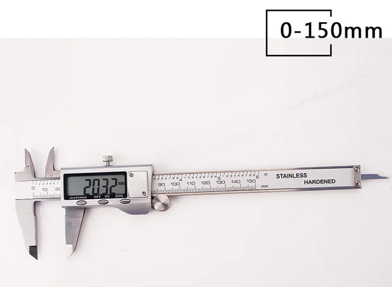 Промышленный класс 0-150 мм цифровой штангенциркуль из нержавеющей стали водонепроницаемый измерительный