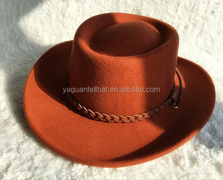 burnt orange cowboy hat