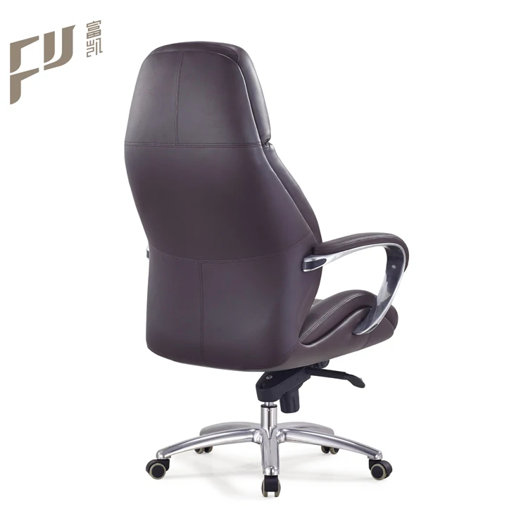 мебель производитель высокая спинка дизайн вращающийся искусственная кожа коричневый босс исполнительный офисный стул