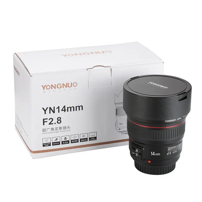 YN14mm AF MF Autofocus Ultra Wide Angle Prime Lens 14mm for 5D Mark  III IV 6D 700D 80D 70D DSLR Camera