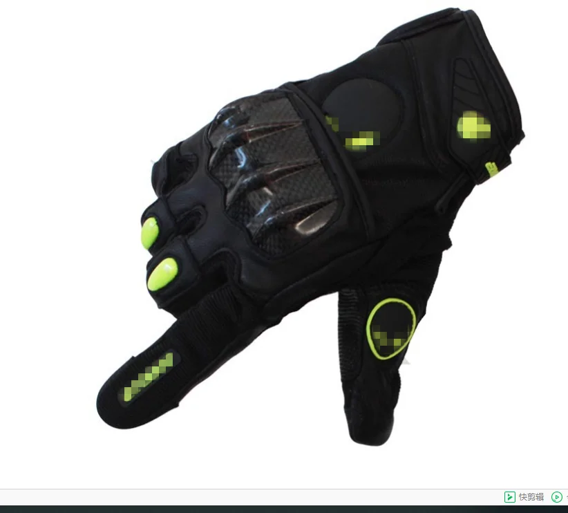 Безопасные кожаные мотоциклетные перчатки на