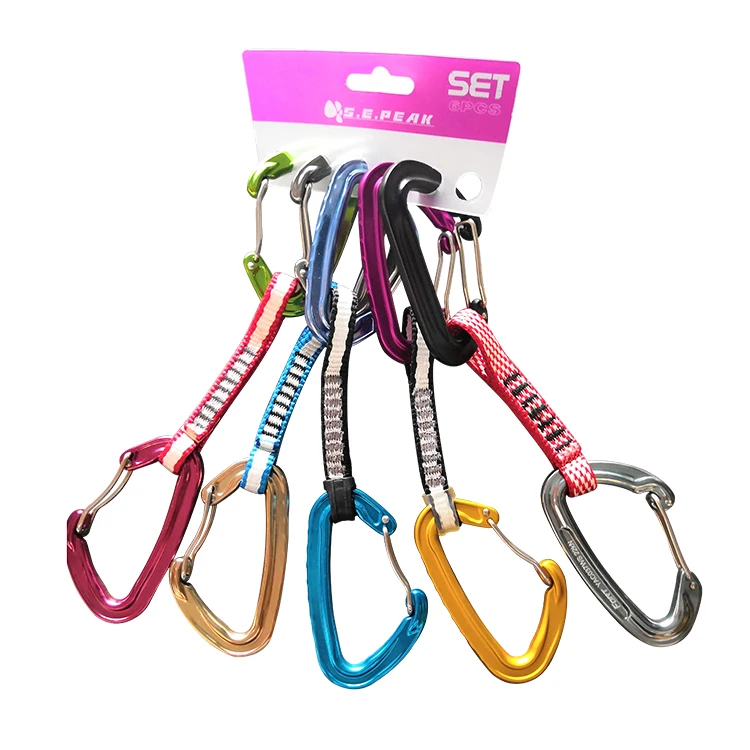 Алюминиевый карабин с быстрыми звеньями CE1019 EN362 от китайского поставщика